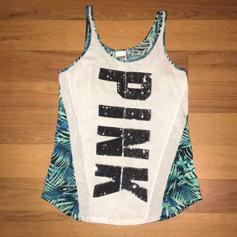 Pink Bling Tank Top
